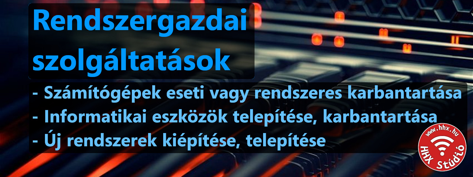 Rendszergazdai szolgáltatások